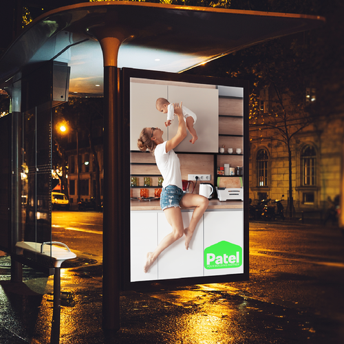 Work design with the title 'Building tools logo'