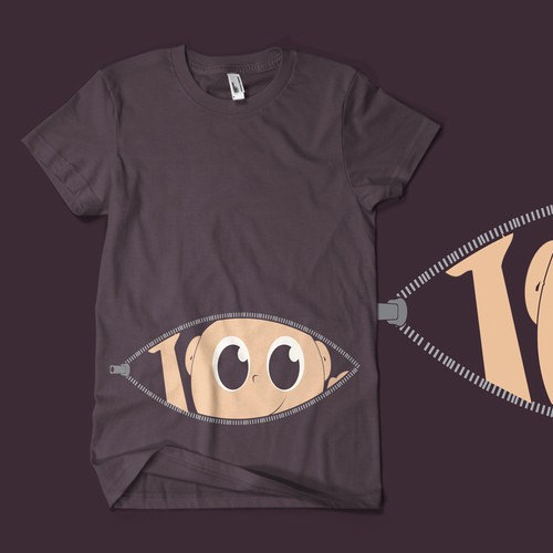 Character t-shirt with the title 'Baby'