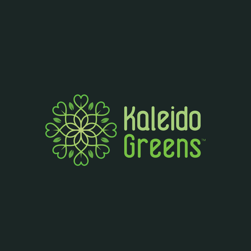 Kaleidoscope logo with the title 'Kaleidoscopic Microgreens Brand'