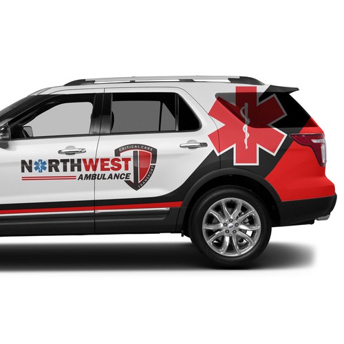 Black and red logo with the title 'Paramedic wrap for northwest'