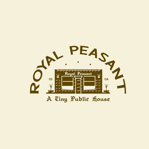Restaurant t-shirt with the title 'Royal Peasant Tee Graphic'
