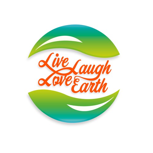 Humanity logo with the title 'Live Laugh Love Earth logo'