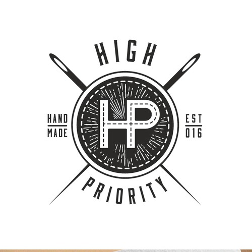 Clothing logo with the title 'High Priority'