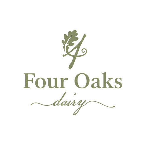 Food design with the title 'Oak farm logo'