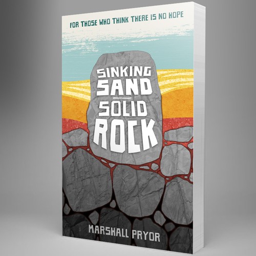 Contemporary book cover with the title 'Book cover for self help book'