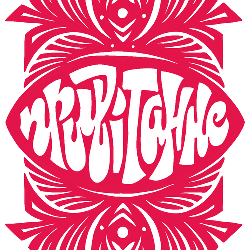 Social media artwork with the title 'Illustrated "HELLO" in my language for designs TikTok debut'