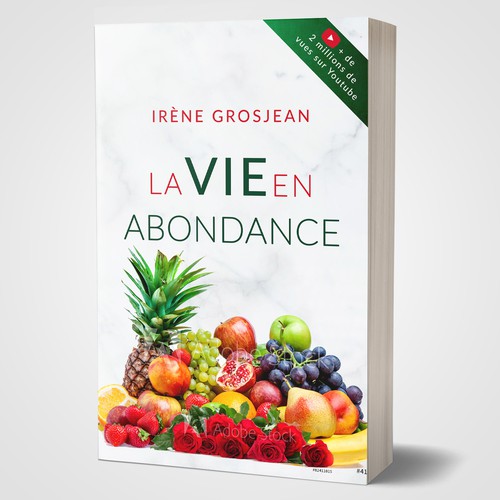 Health book cover with the title 'La vie en abondance'