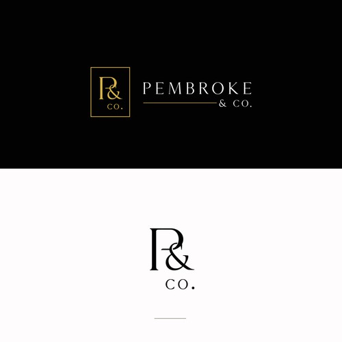 Ampersand logo with the title 'Logo for Pembroke & Co'