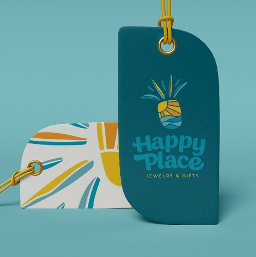 Gift shop logo with the title 'HAPPYPLACE'