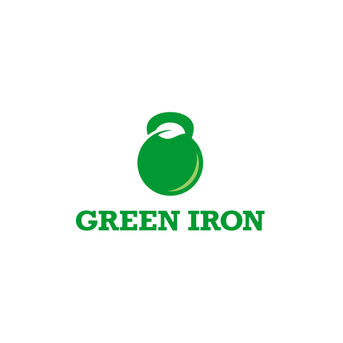 Eco logo with the title 'Green Iron'