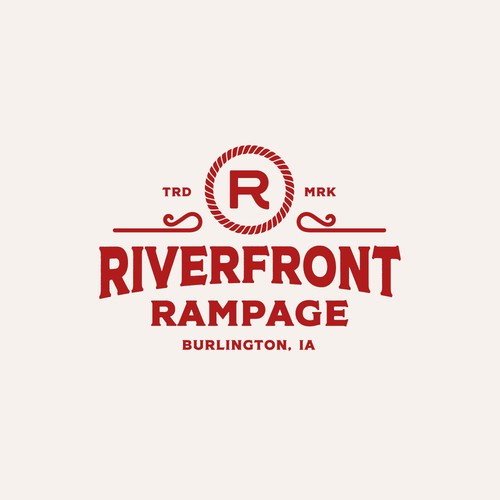 Outlaw logo with the title 'Riverfront Rampage'