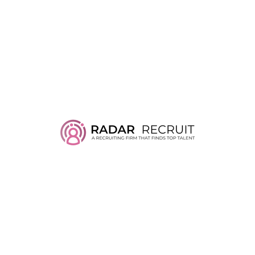 Recruitment logo with the title 'Radar Recruit'