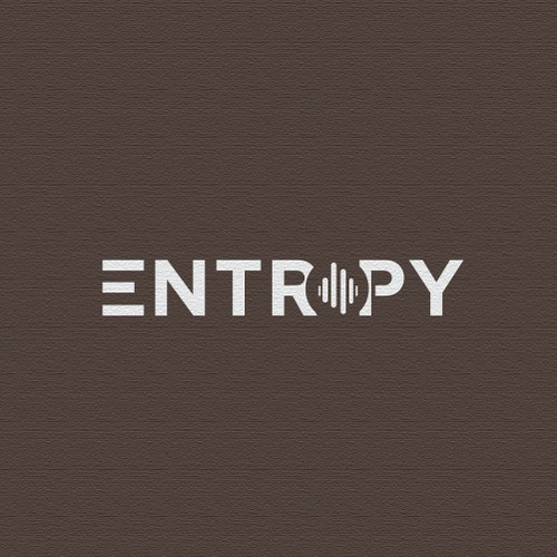 Growing logo with the title 'Entropy logo design for a mobile, vr and web development agency.'