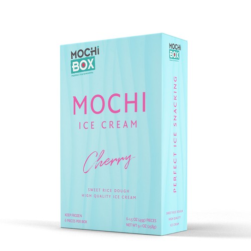 Ice cream packaging with the title 'Ice Cream '