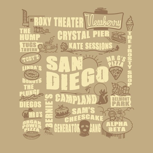 City t-shirt with the title 'LANDMARK'