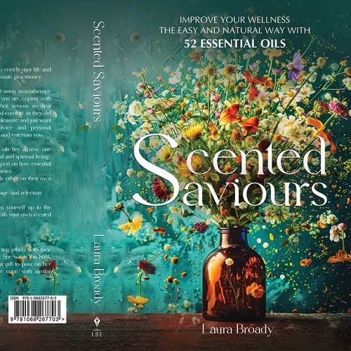 Health book cover with the title 'Book Cover for Scented Saviours'