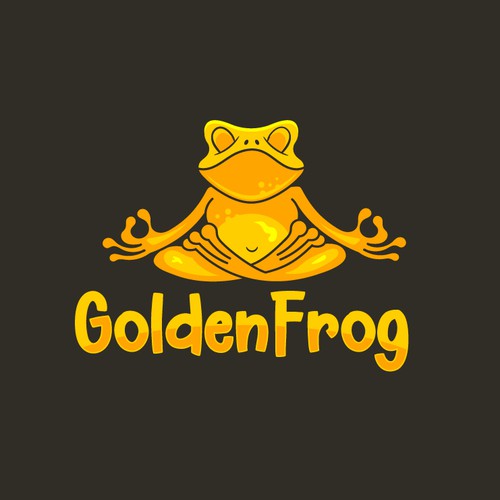 Relaxation logo with the title 'Zen Frog'