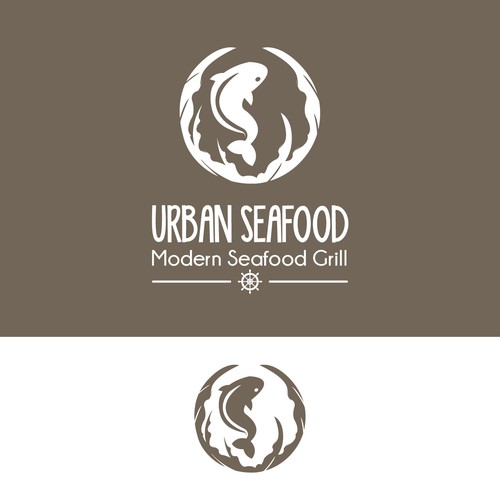 Seafood brand with the title 'Urban Seafood'
