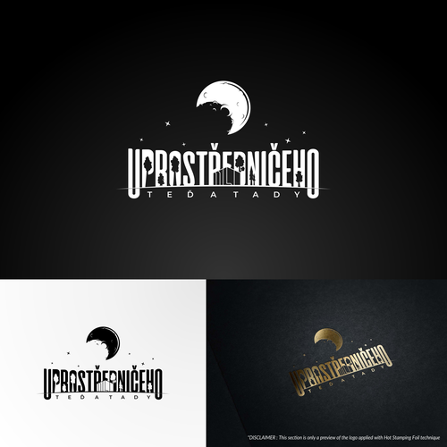 Romantic logo with the title 'Logo For Uprostředničeho (In The midle nowhere)'