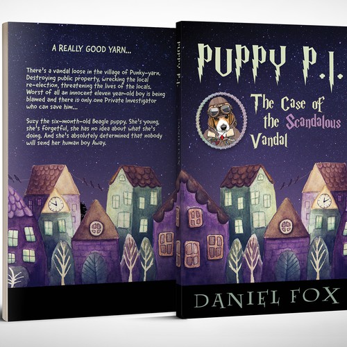 Children's book cover with the title 'The author wanted a cover resembling a Harry Potter book. '