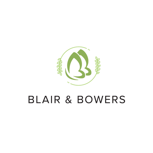 Literal logo with the title 'B & B'