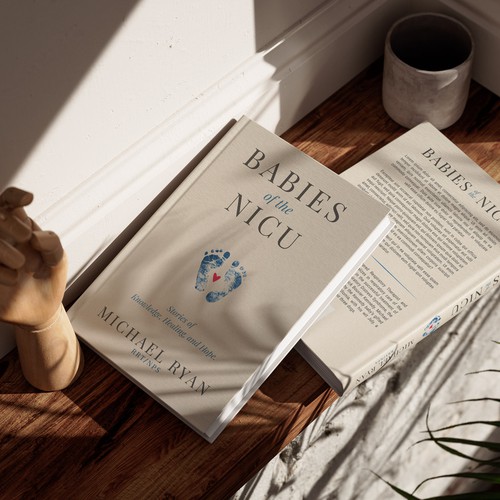 Medical book cover with the title 'Book cover design'