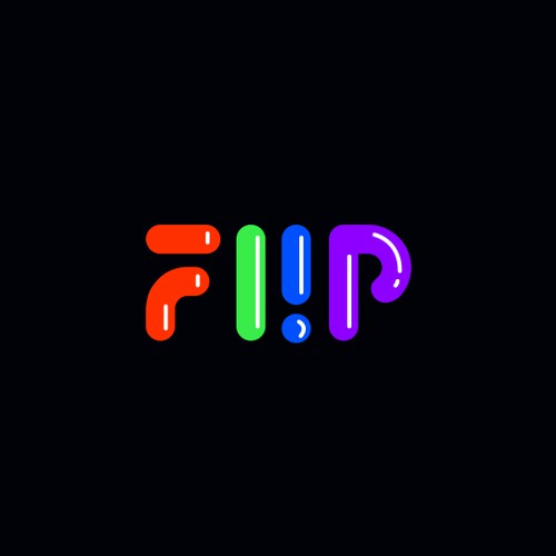 Typeface design with the title 'Flip'