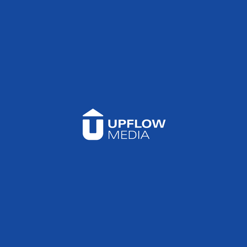 New logo with the title 'Upflow Media'