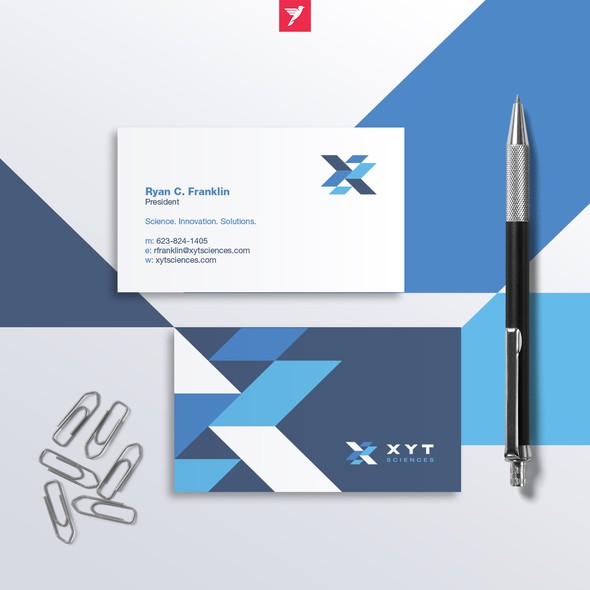 Time design with the title 'Geometric XYT monogram'