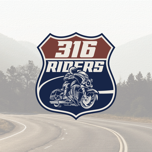 Patch design with the title '316 Riders'