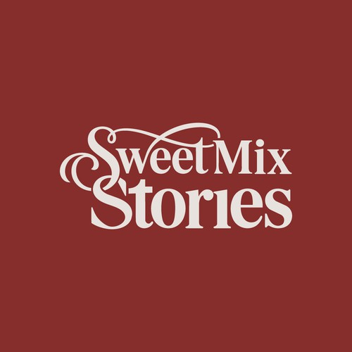 Author logo with the title 'The Sweet Mix Stories'