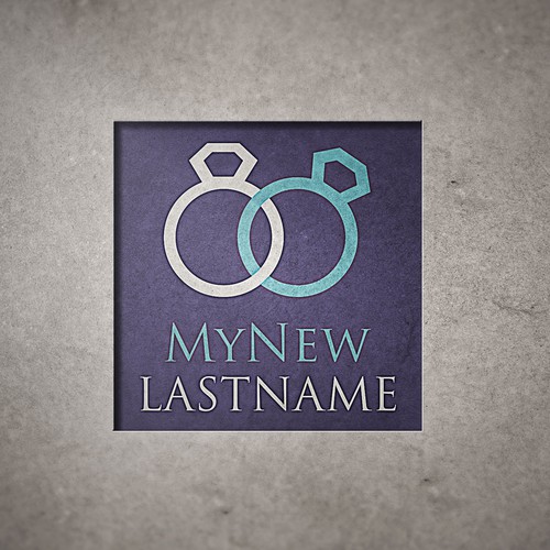 Name logo with the title 'logo idea for a company called "MyNewLastname"'