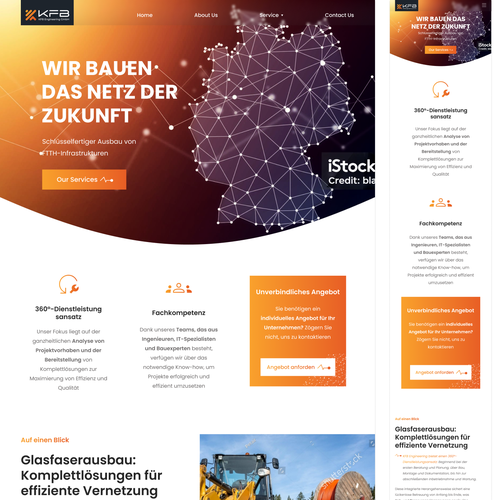 Infrastructure design with the title 'telecommunications infrastructure company'