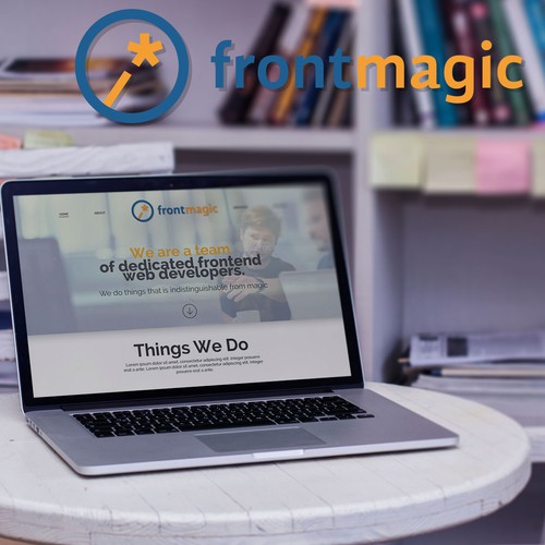 Development website with the title 'Frontmagic WebSite'