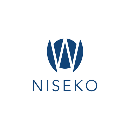Ski logo with the title 'W Niseko'
