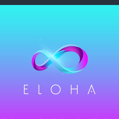 Infinity design with the title 'Logo for Eloha'