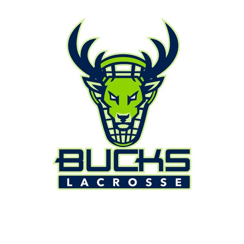 Buck logo with the title 'Bucks Lacrosse'
