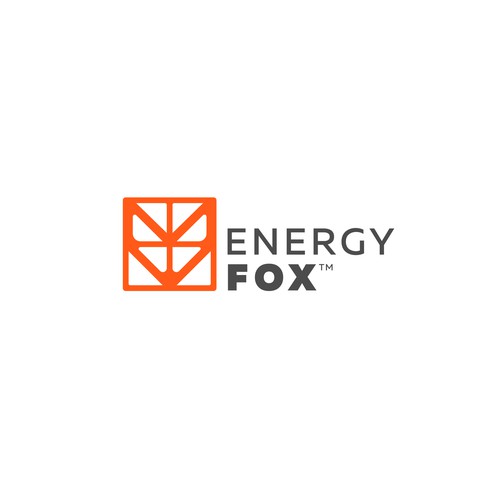 Solar panel design with the title 'Energy Fox'