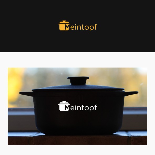 Food design with the title 'Meintopf Logo'
