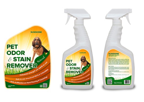 Spray label with the title 'Bold Packaging Label Design'