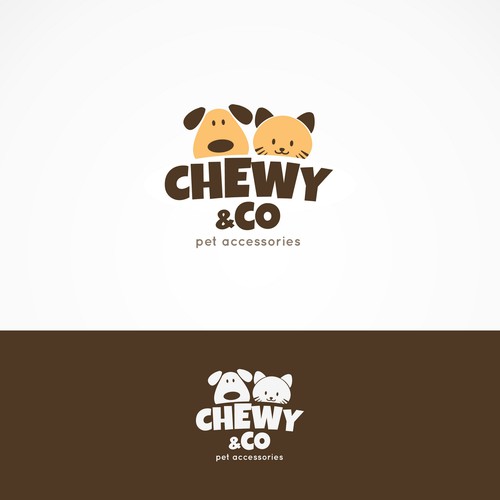Pet shop logo with the title 'Create a Cool Pet Accessories Logo'