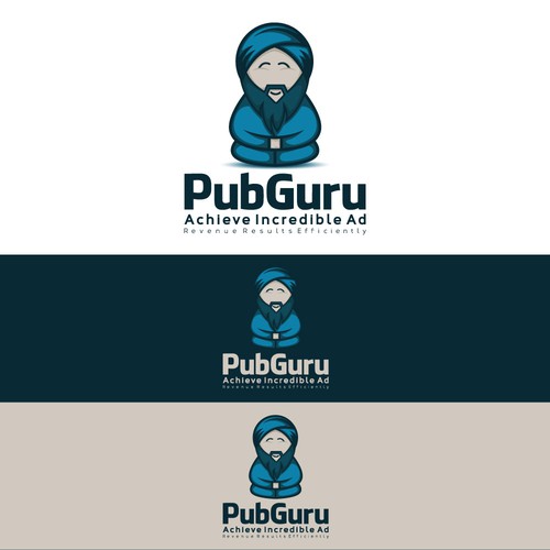 Internet logo with the title 'pubguru'