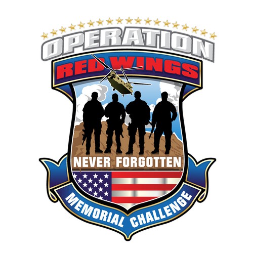 Navy design with the title 'Operation Red Wings'