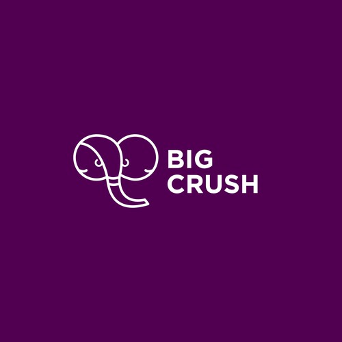 Couple logo with the title 'Logo For Big Crush'