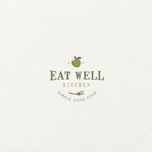 Organic food logo with the title 'logo for an online organic food'