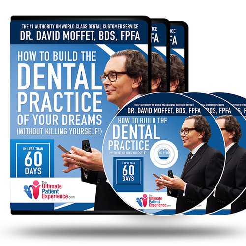 DVD cover design with the title 'Dr. David Moffet DVD design'