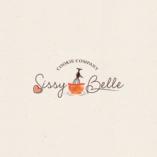 Cookie design with the title 'Logo design for cookie company'