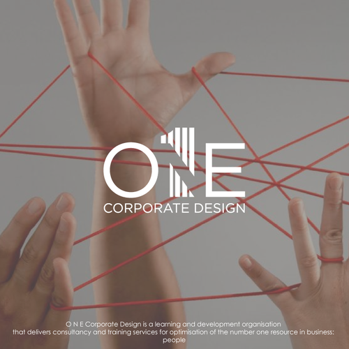 One logo with the title 'ONE corporate design'
