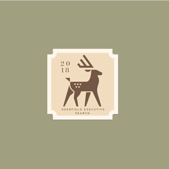 Animal logo with the title 'DEER'