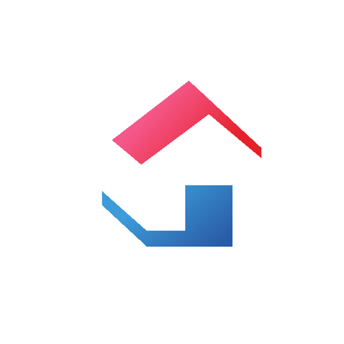 Real estate logo with the title 'simply house'